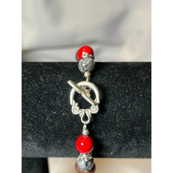 NCAA Ohio State University Beaded Charm Watch - Picture 3 of 5